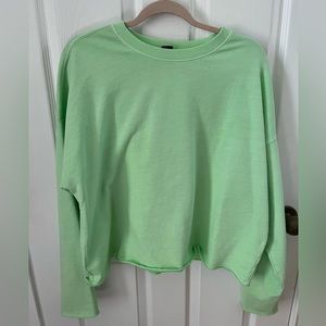 Wild Fable lightweight sweatshirt in lime